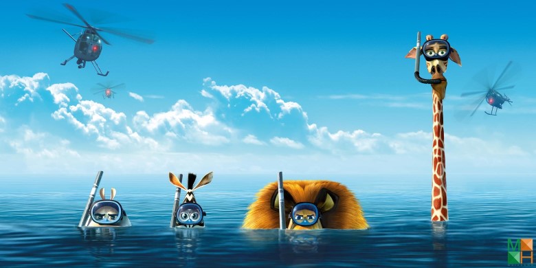 Tranh dán tường hoạt hình 3d cho bé DW - 061